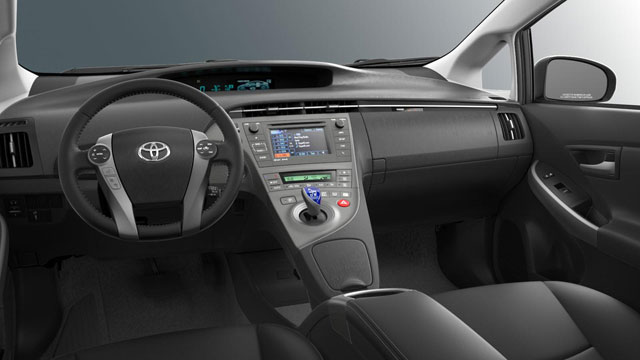 The interior of the 2015 Toyota Prius Persona Series