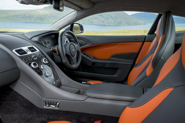 Interior of the Vanquish