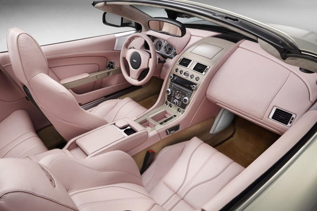 Interior of the DB9 Volante