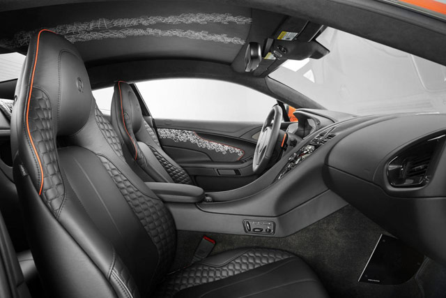 Interior of the Vanquish Coupe