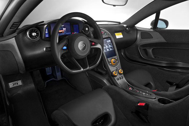 Interior look of the McLaren P1 MSO