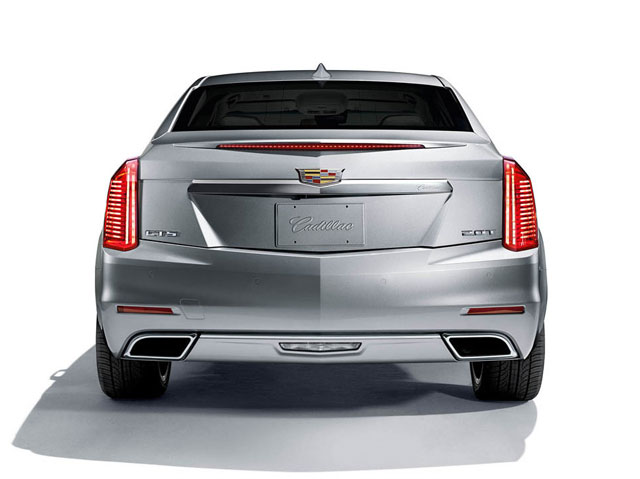 The rear of the 2015 Cadillac CTS