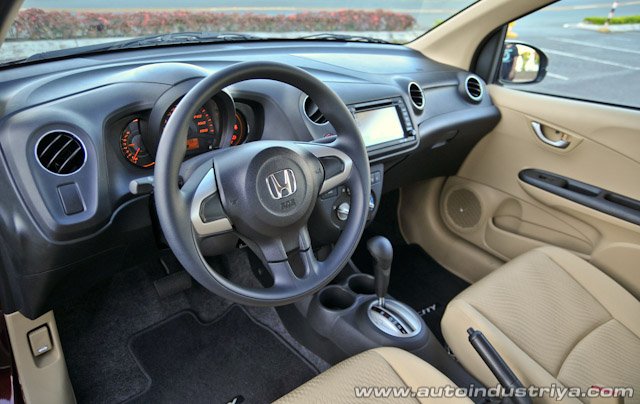 Honda Brio dashboard shot