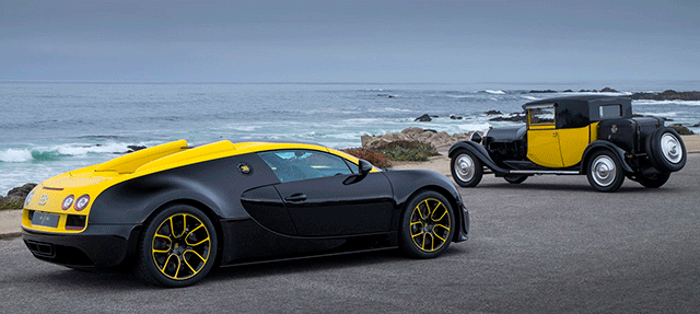 The rear of the Bugatti Grand Sport Vitesse 1 of 1