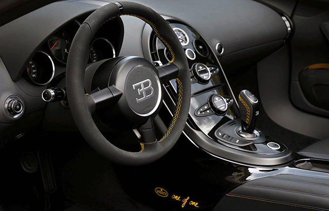 The interior of the Bugatti Grand Sport Vitesse 1 of 1
