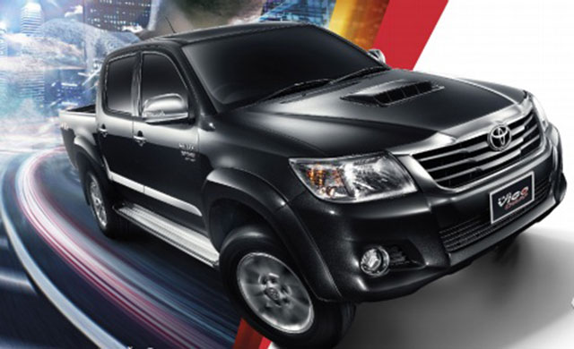 The facelifted Toyota Hilux