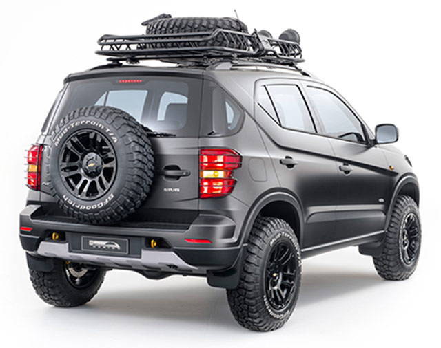 The rear of the Chevrolet Niva concept