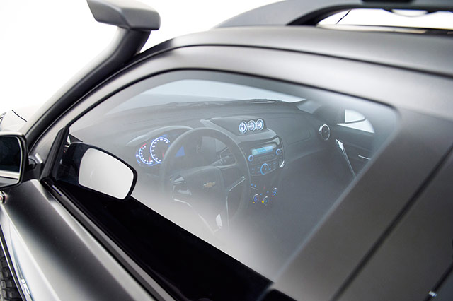 The interior of the Chevrolet Niva concept