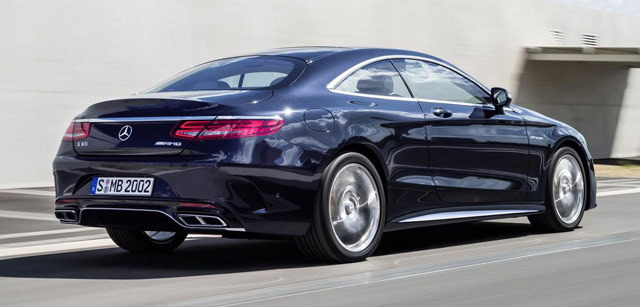 The rear of the 2015 Mercedes-Benz S65 AMG