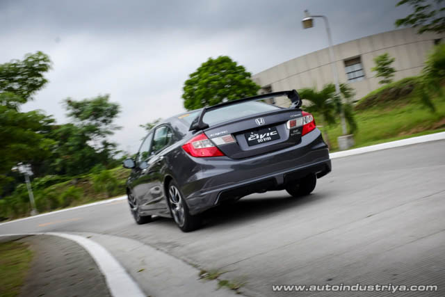Rear shot Honda Civic Mugen FB