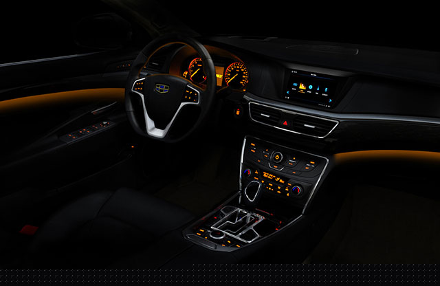 Interior of the Geely GC9