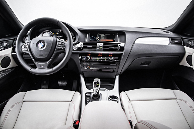 Interior of the BMW X4