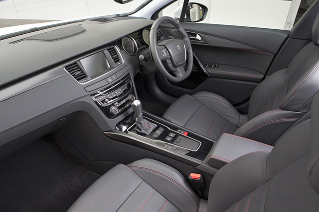 Interior of the Peugeot 508