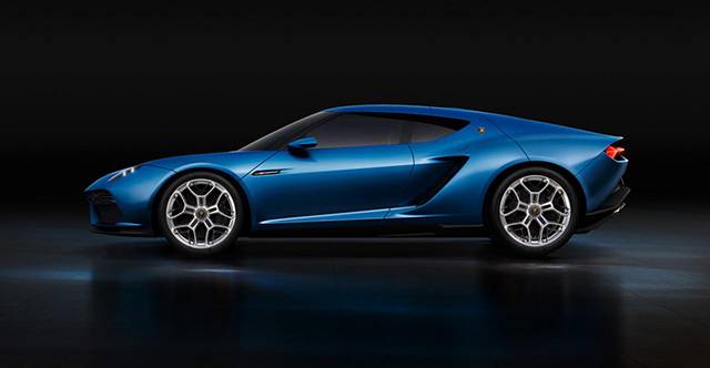 The side profile of the Lamborghini Asterion