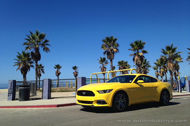 2015 Ford Mustang at Venice Beach