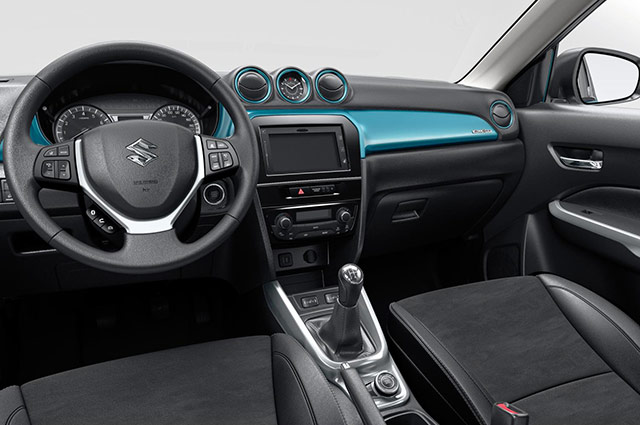 The interior of the all-new Suzuki Vitara