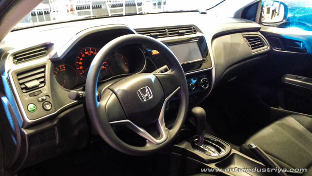 The interior of the 2014 Honda City E Navi+