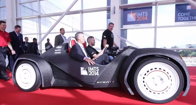 The Strati during the 2014 IMTS in Chicago