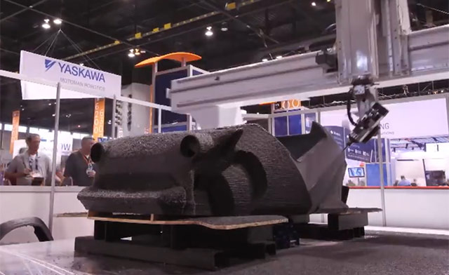 The 3D-printing process of the Strati