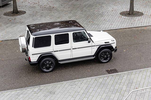 The side and roof of the G-Class Edition 35