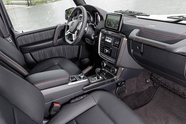 The interior of the G-Class Edition 35