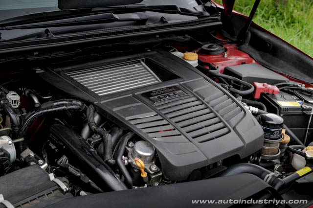 2014 Subaru WRX engine shot