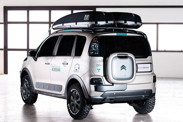 The rear of the Citroen AirCross Lunar Concept