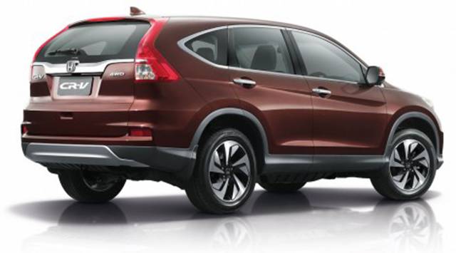 The rear of the 2015 CR-V