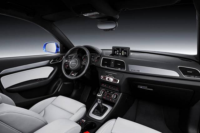 Interior of the 2015 Audi Q3