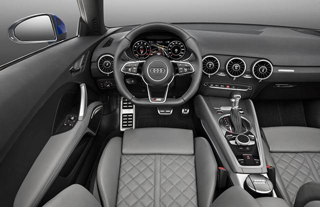 Inside of the new Audi TT