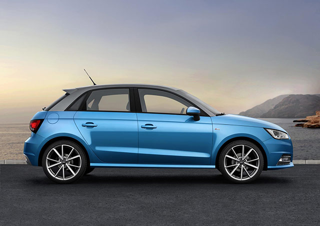 The facelifted 2015 Audi A1