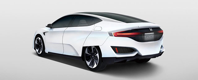 The rear of the Honda FCV concept