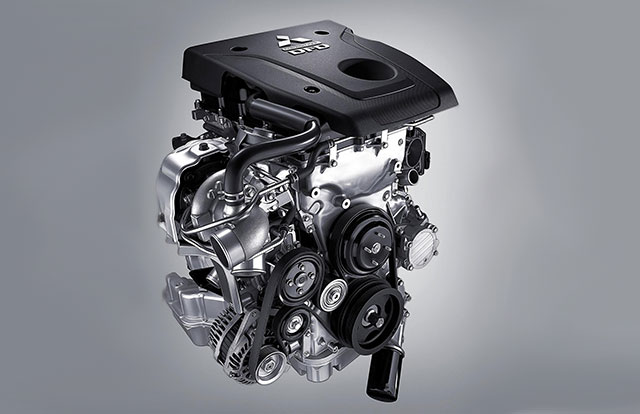 One of the engines of the 2015 Triton