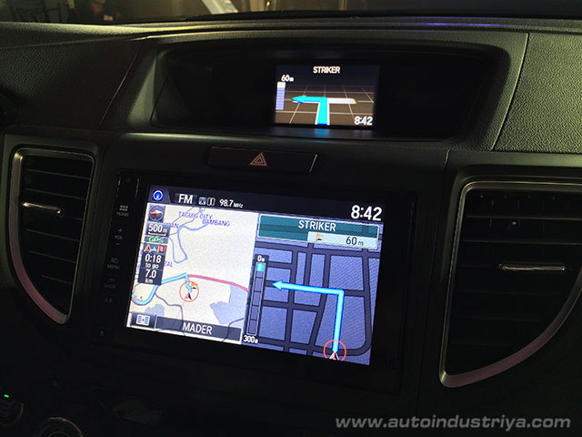 The infotainment system of the 2015 Honda CR-V