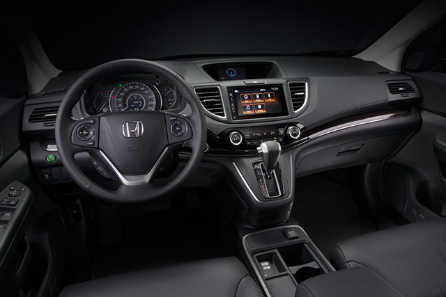 The interior of the 2015 Honda CR-V