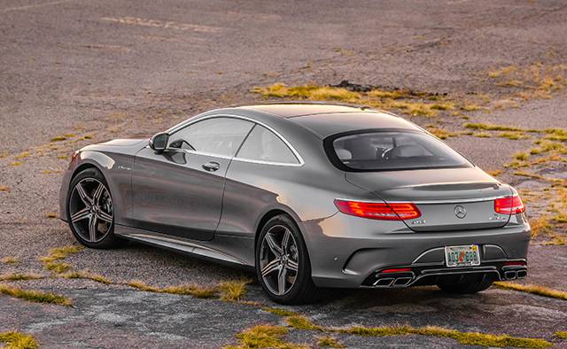 The rear of the Mercedes S63 AMG Coupe 4MATIC