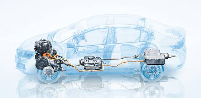 The powertrain of the 2015 Honda Grace Hybrid