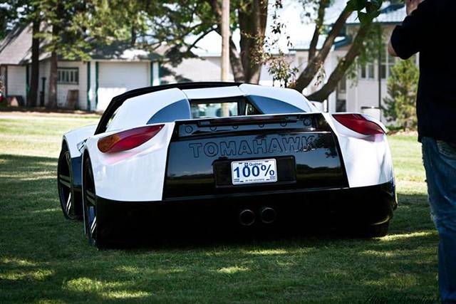 The rear of the Dubuc Motors Tomahawk
