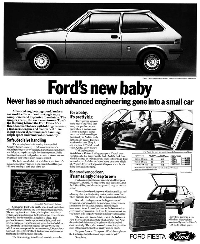 The 1977 Ford Fiesta advert