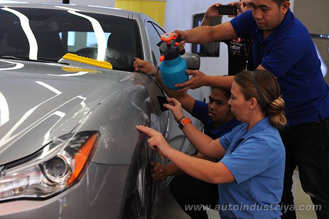 DuraShield demo installation on Maserati
