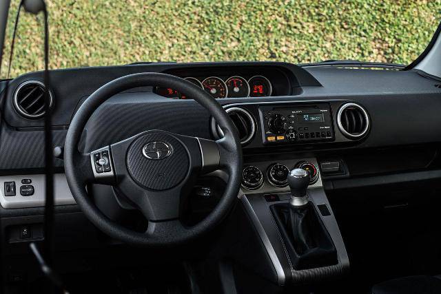 The interior of the 2015 Scion xB