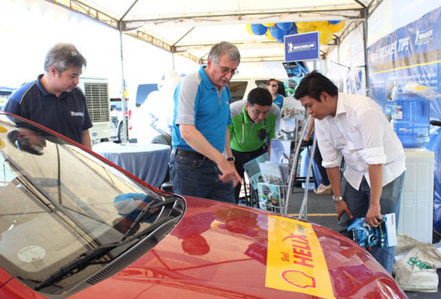 The Michelin Fill Up with Air safety campaign