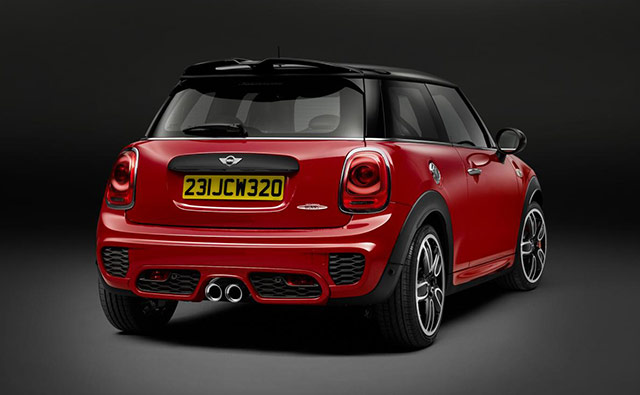 Rear of the 2015 Mini John Cooper Works