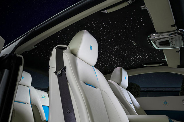 The interior of the Rolls-Royce Suhail Collection