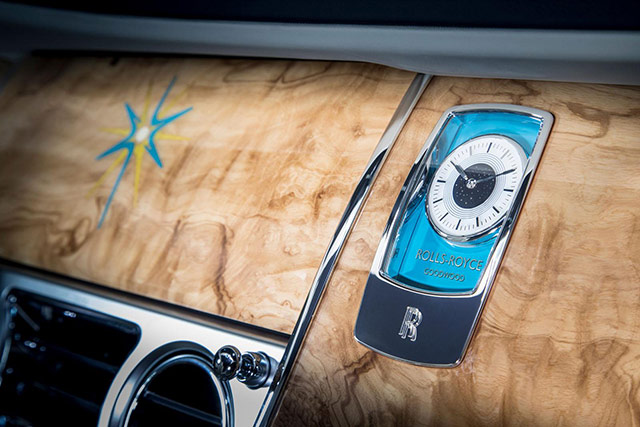 The dashboard of the Rolls-Royce Suhail Collection