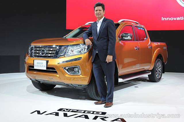 NPI president Toti Zara with Nissan Navara NP300