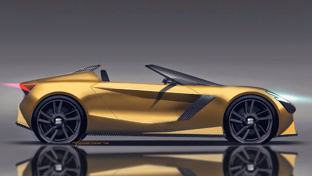 The side of David Cava's Roadster concept