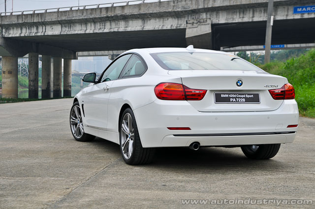 BMW 420d rear
