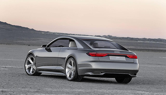 Rear of the Audi Prologue piloted driving concept