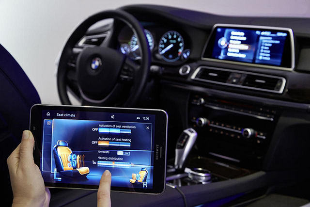 The TouchCommand system of BMW